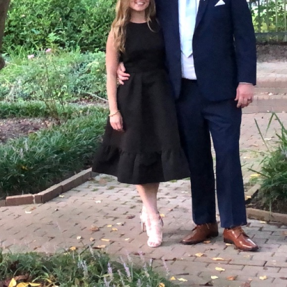 Black Kate Spade Midi Dress- size 2 - Picture 5 of 5